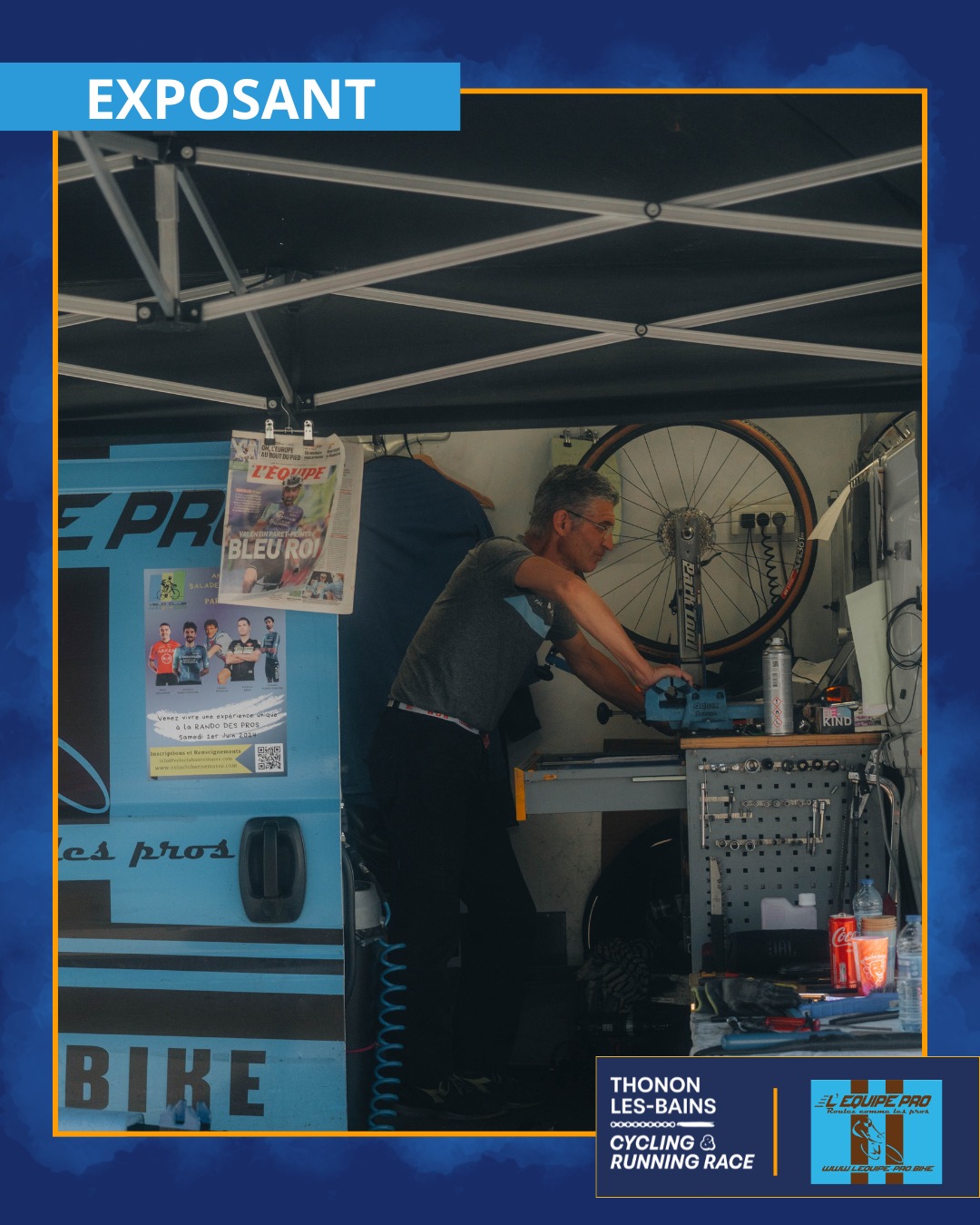 🎪 | Fidèle à nos épreuves, Olivier Paret-Peintre sera de nouveau présent avec son camion atelier @lequipepro pour bichonner votre vélo en dernière minute... ! 

👉 https://thonon-cyclingrace.fr

#ThononRunningRace #ThononCyclingRace #TCR #cyclosportive #running #courseapied #thononrun #run #granfondo #leman #thononlesbains #hautesavoie #gravel #route #sport #evenementsportif #lacléman #course
