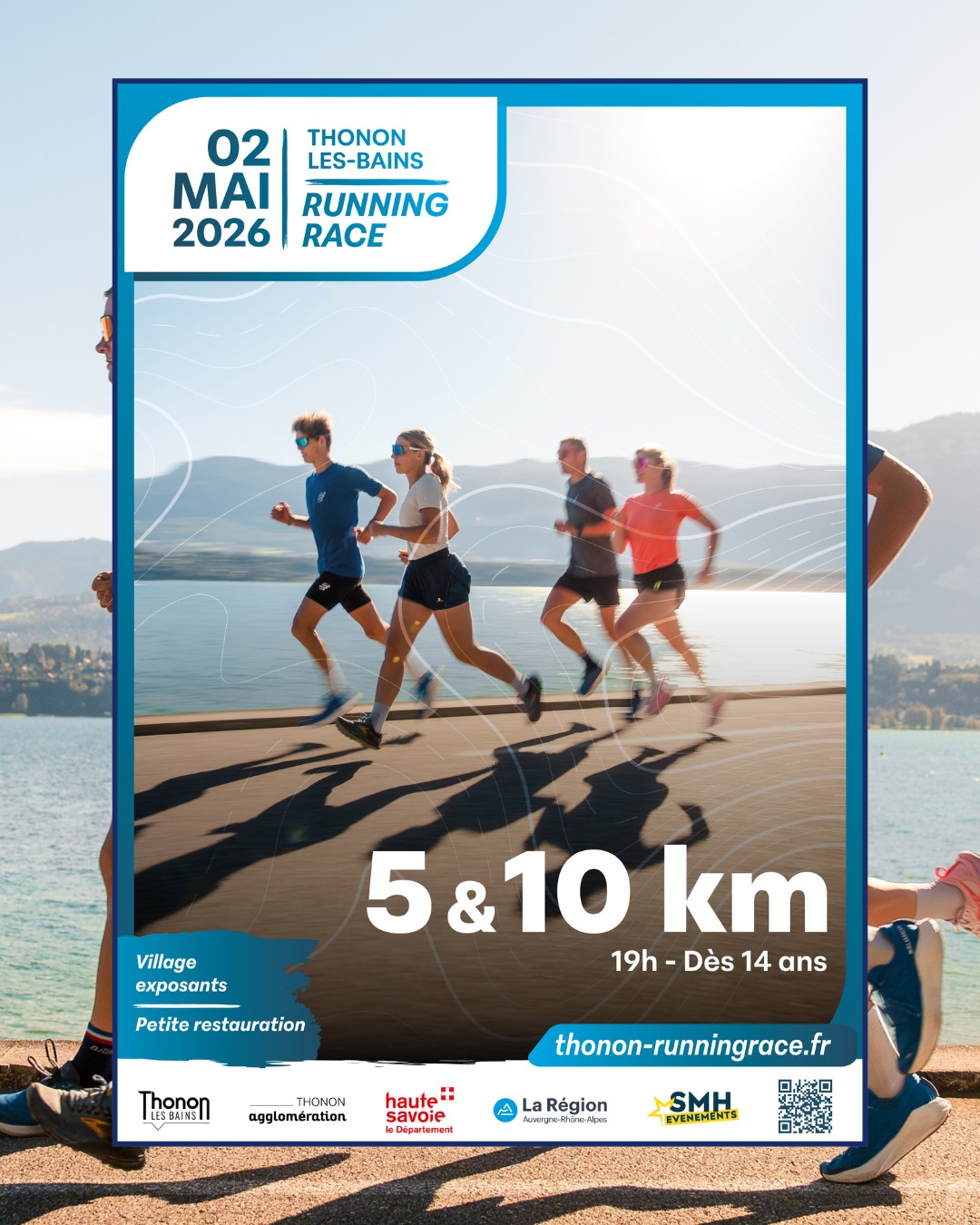 🆕😜 Grande nouvelle : lancement de la Thonon Running Race !

Parce que nous aimons sans cesse vous surprendre, l’édition 2026 marquera la naissance d’un running, ouvert à tous dès 14 ans. 🏃‍♀️💨

🇫🇷 Un parcours mesuré et officiel, sous l’égide de la FFA
🔁 5 ou 10 KM, selon votre envie
🗓️ Samedi 2 mai, départ groupé à 19h
🌅 Vue imprenable sur le lac Léman et la Dent d’Oche au coucher du soleil
🎁 Cadeau de bienvenue, médaille finisher, boisson à l’arrivée et d’autres surprises !
🏆 Récompenses par catégories d’âge
💸 Tarifs avantageux pour les mineurs, les licenciés FFA et les groupes (+7)
🎪 Village exposant dans le cadre de la Thonon Cycling Race
🩺 Epreuve ouverte à tous : licenciés, ou avec certificat médical ou PPS (gratuit et rapide)

📑 Inscriptions : https://in.njuko.com/thonon-cycling-race-2026

Ouverture prochaine du site officiel avec plus d’informations. 🙋

📸 @alanis_pic_

#ThononRunningRace #ThononCyclingRace #TCR #cyclosportive #running #courseapied #thononrun #run #granfondo #leman #thononlesbains #hautesavoie #gravel #route #sport #evenementsportif #lacléman #course