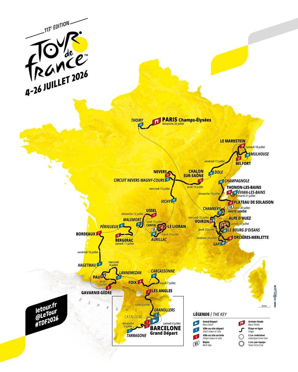 💛 La Thonon Cycling Race souhaite la bienvenue au Le Tour de France à Thonon-les-Bains !

Quelle magnifique reconnaissance pour la ville et toutes ses équipes 👏
Nous sommes particulièrement heureux de voir (re)découvertes nos superbes routes du Chablais, entre lac et montagnes, partagées avec nos voisins @villeevianofficiel — bien connues des participants de la Cyclosportive des Portes du Soleil.

🚴‍♂️ Ce contre-la-montre individuel du Tour de France s’annonce à la fois splendide et décisif ! 🤩
Découvrir 👉 https://www.letour.fr/fr/etape-16

Et bien sûr… en accord avec l’Office de Tourisme et la ville, nous vous préparons quelques surprises et animations pour célébrer ensemble le plus grand rendez-vous cycliste du monde. 
Alors, vous serez des nôtres ? 💛

#ThononRunningRace #ThononCyclingRace #TCR #cyclosportive #running #courseapied #thononrun #run #granfondo #leman #thononlesbains #hautesavoie #gravel #route #sport #evenementsportif #lacléman #course