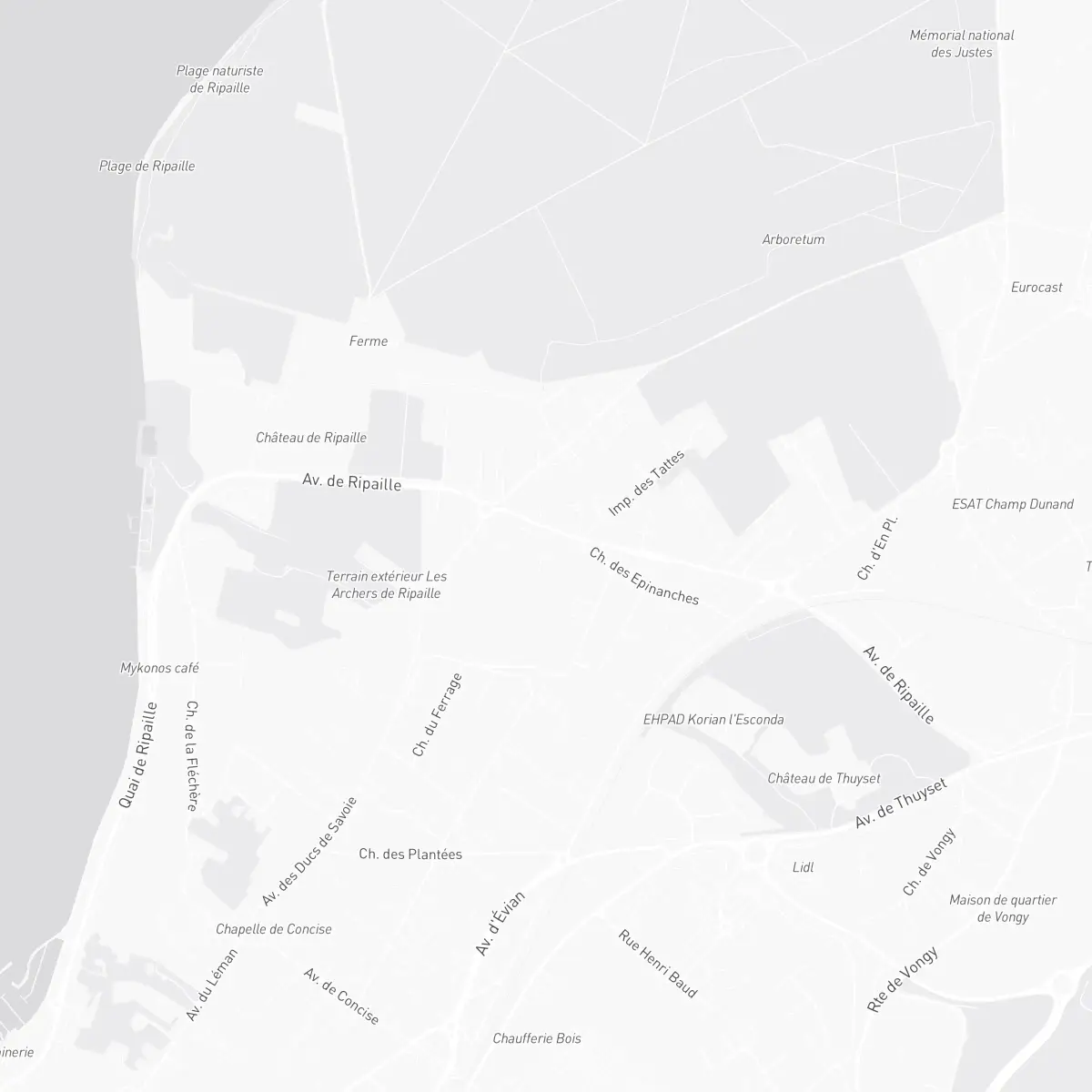 Carte du parcours 5K · 10K
