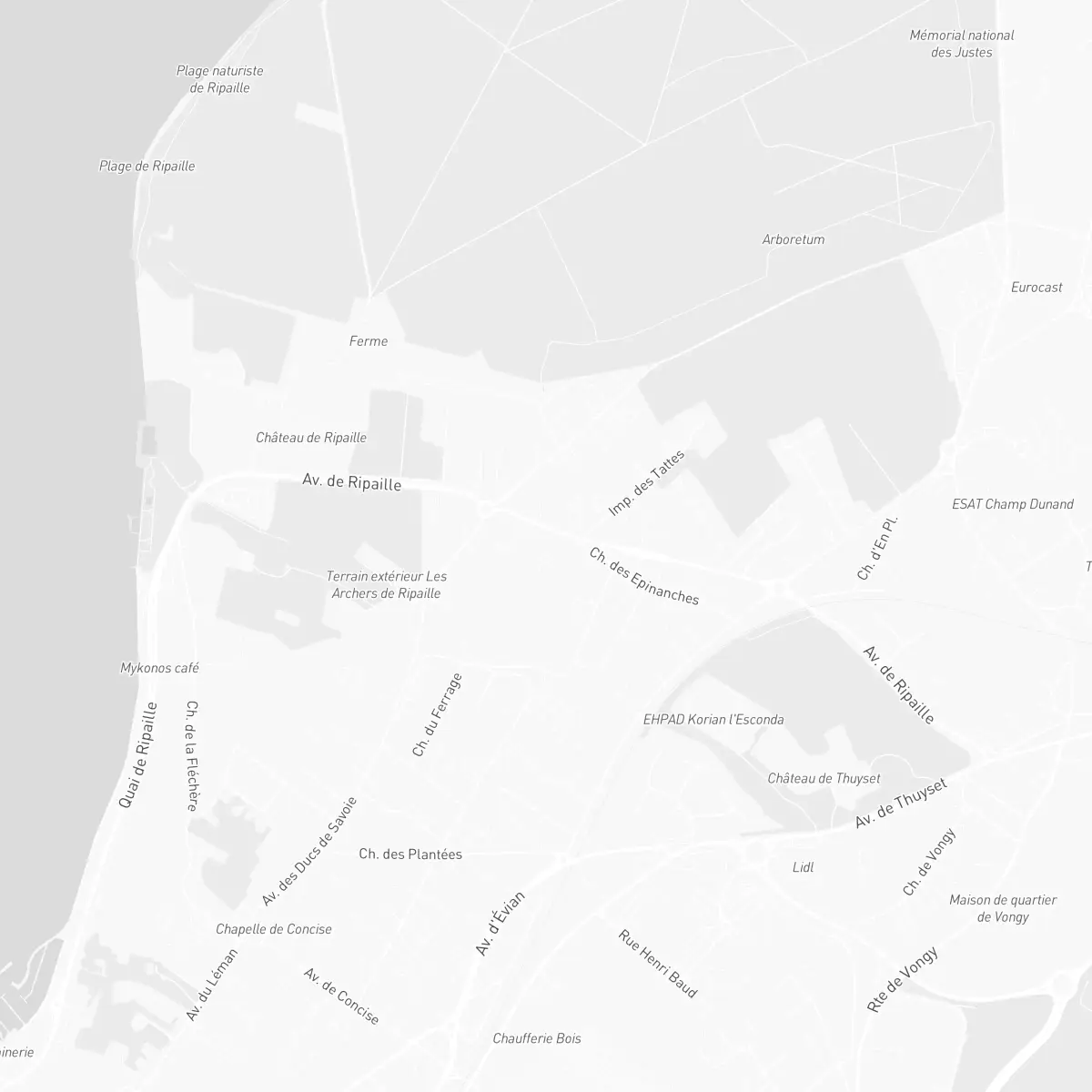 Carte du parcours 5K · 10K